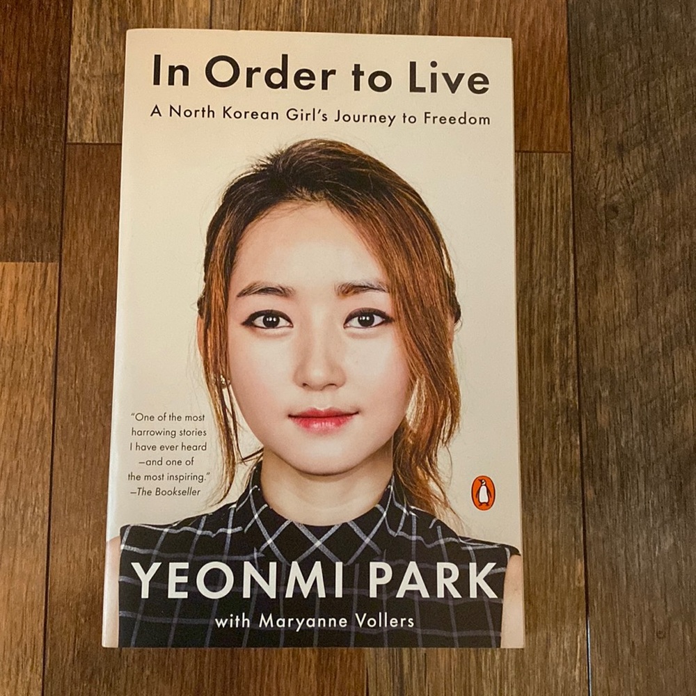 In order to Live Book by Yeonmi Park
